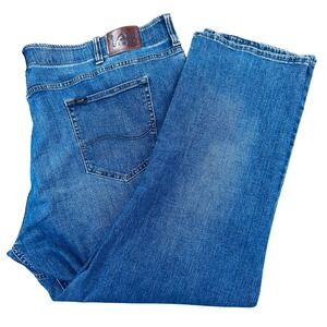 Lee Extreme Motion Straight Fit Tapered Leg Jeans Blue Men's 50x30 102105042